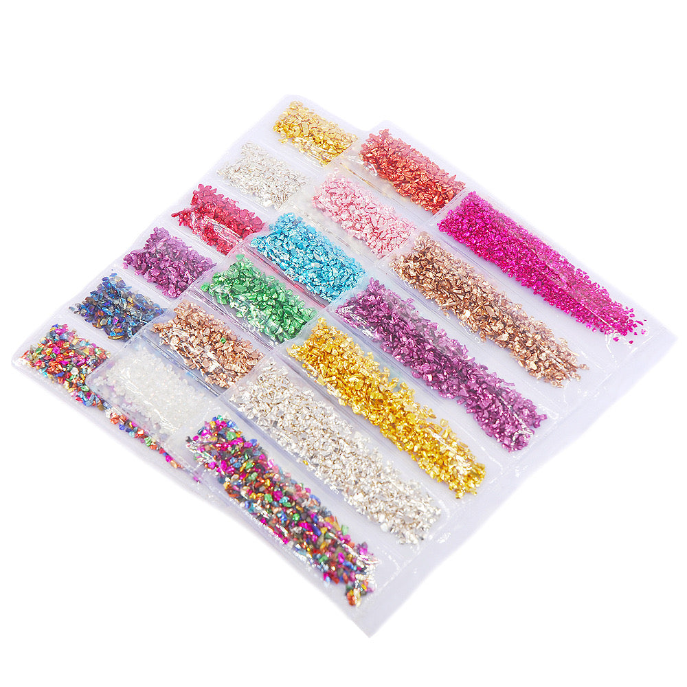 Multicolored Crushed Stone 8c - 8e