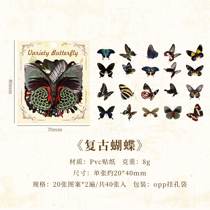 Butterfly Stickers r010