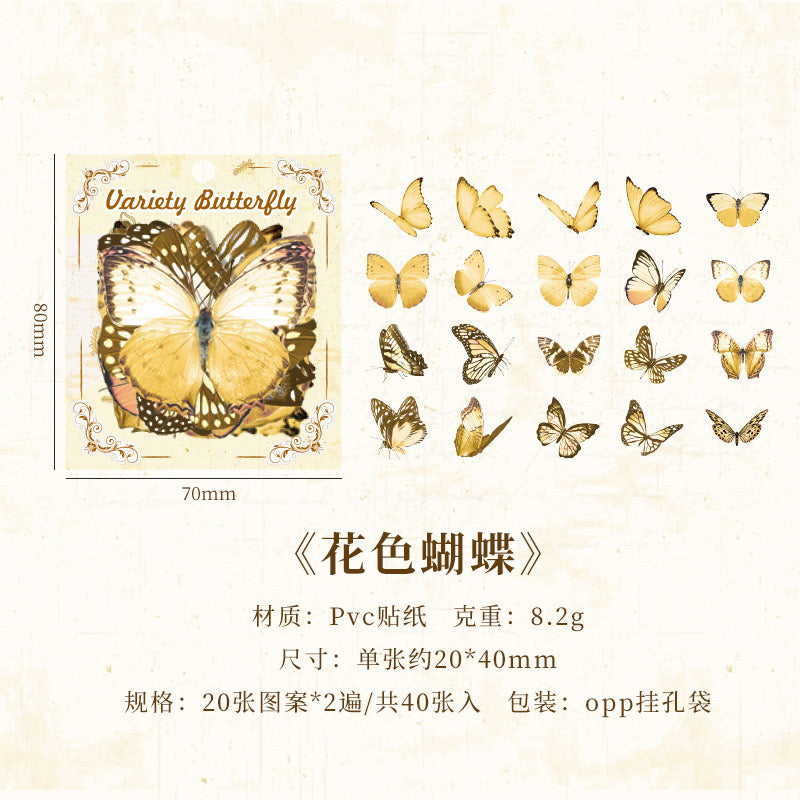 Butterfly Stickers r010