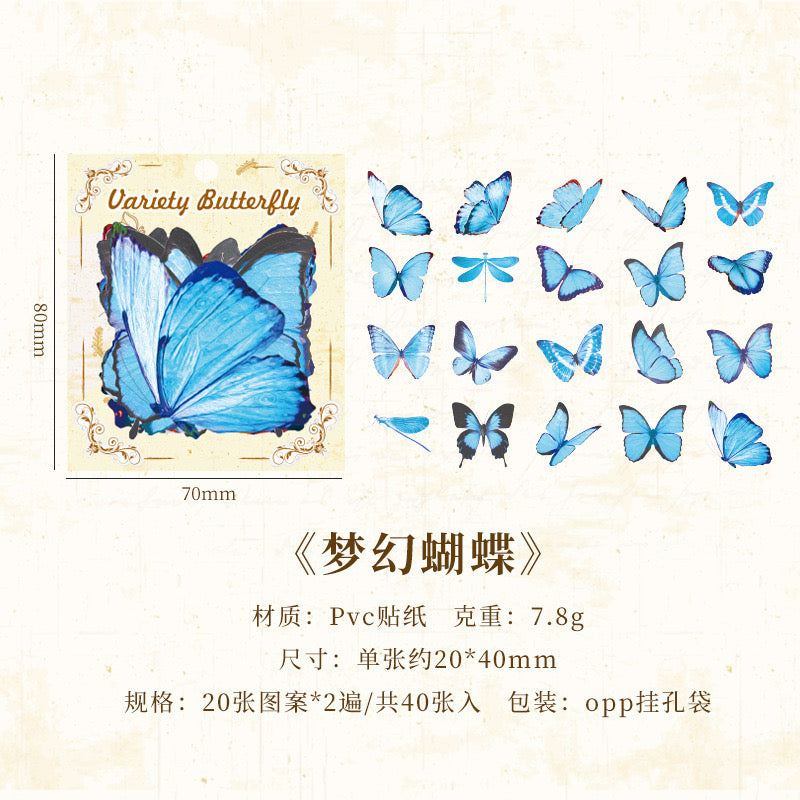 Butterfly Stickers r010