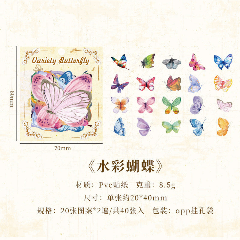 Butterfly Stickers r010