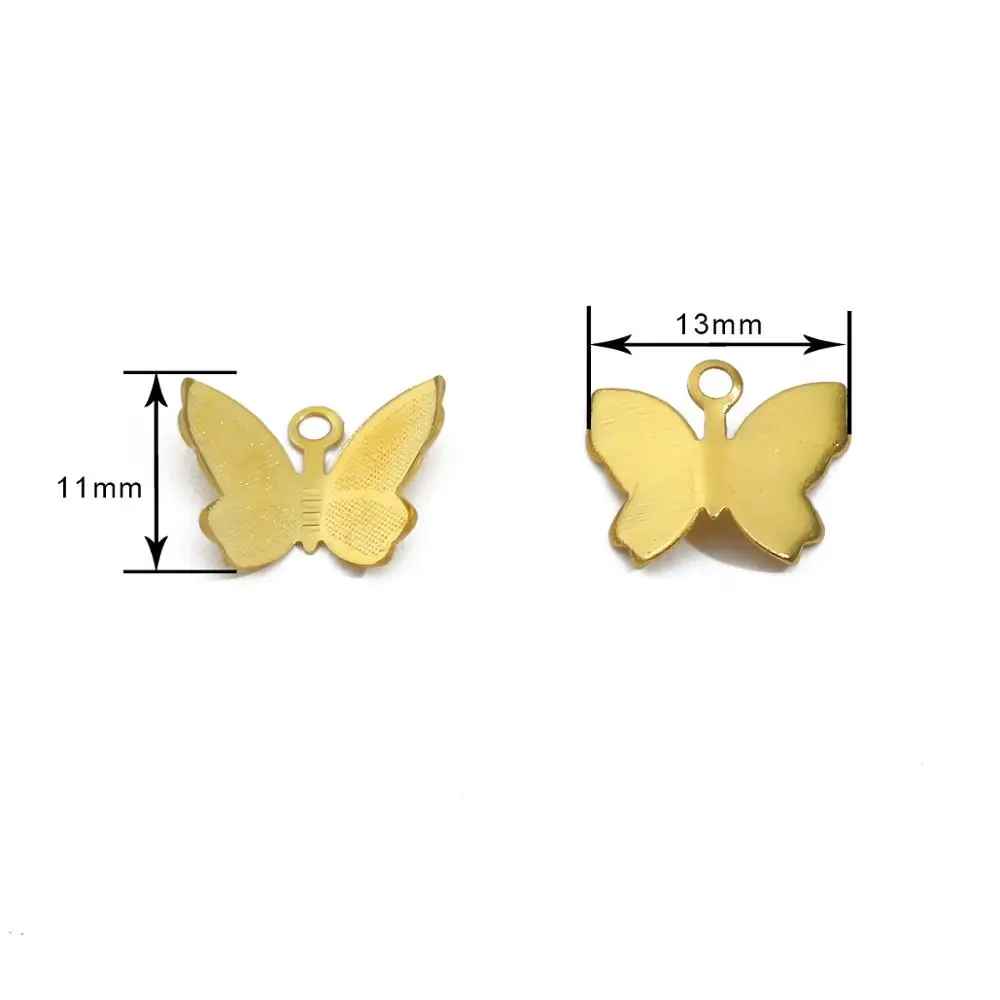 25pcs Butterfly Charms 6b