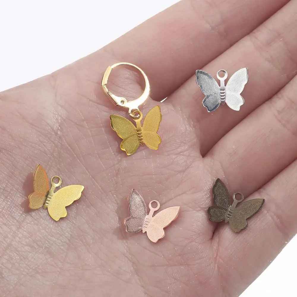25pcs Butterfly Charms 6b