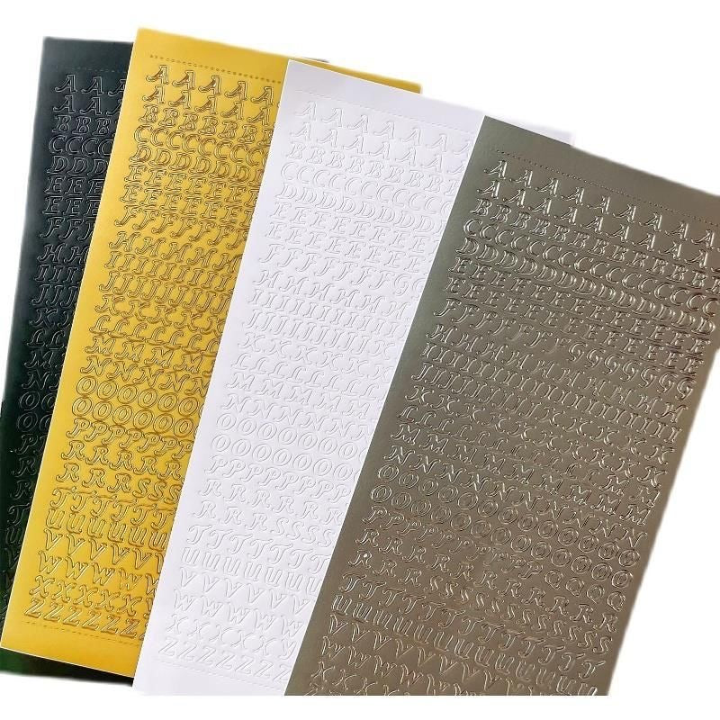 Alphabet Sticker Sheet s08