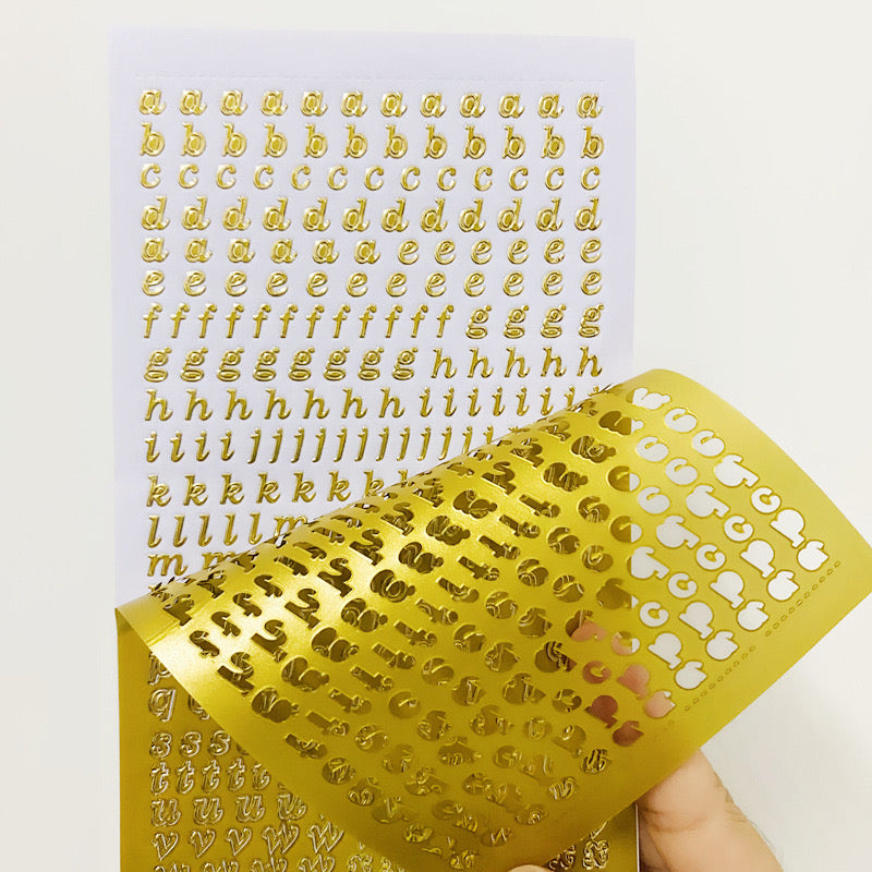Alphabet Sticker Sheet s08