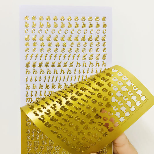 Alphabet Sticker Sheet s08