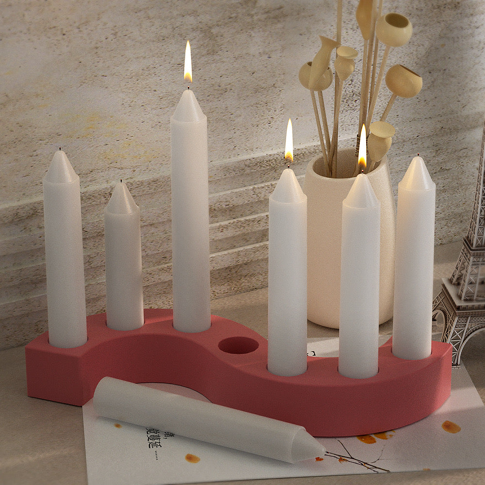 Candle Holder Tealight Silicone Mold a011