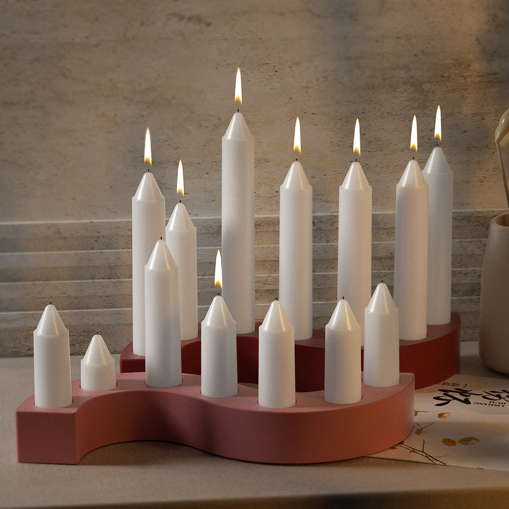 Candle Holder Tealight Silicone Mold a011