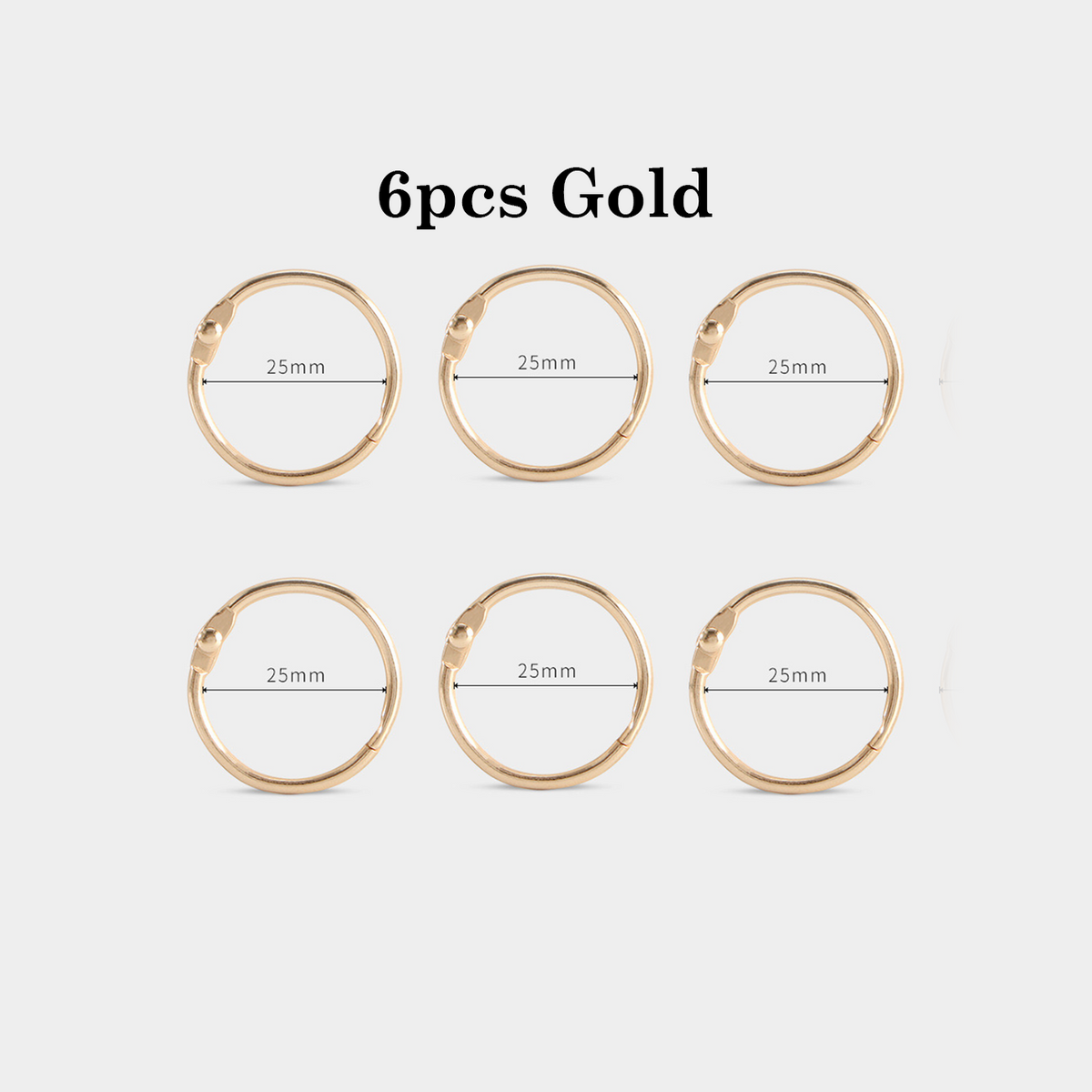 25mm Loose-leaf Book Binder Rings