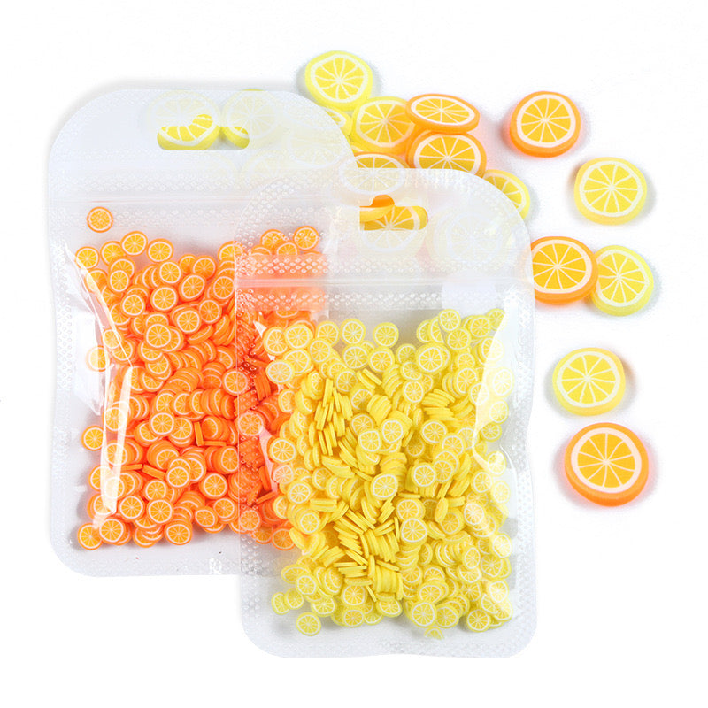 10g Fruit Polymer Clay Slices