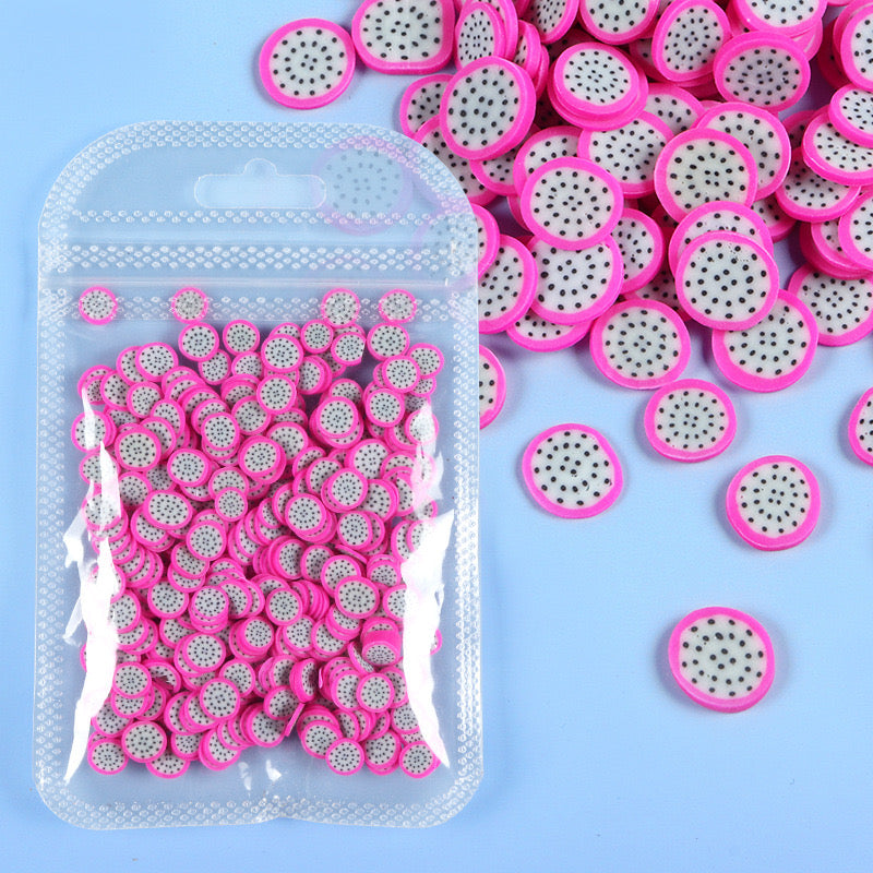 10g Fruit Polymer Clay Slices