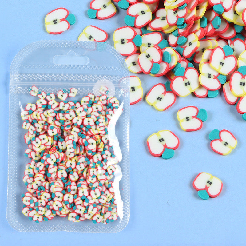 10g Fruit Polymer Clay Slices