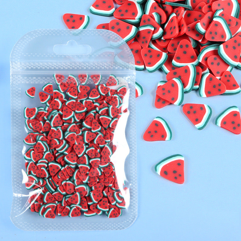 10g Fruit Polymer Clay Slices