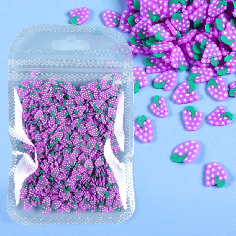 10g Fruit Polymer Clay Slices