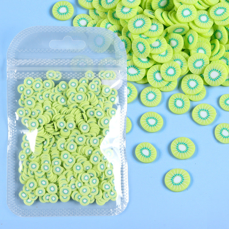 10g Fruit Polymer Clay Slices