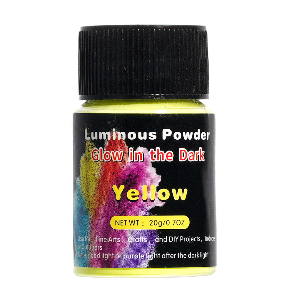 Glow in the dark pigment 19a - 19e