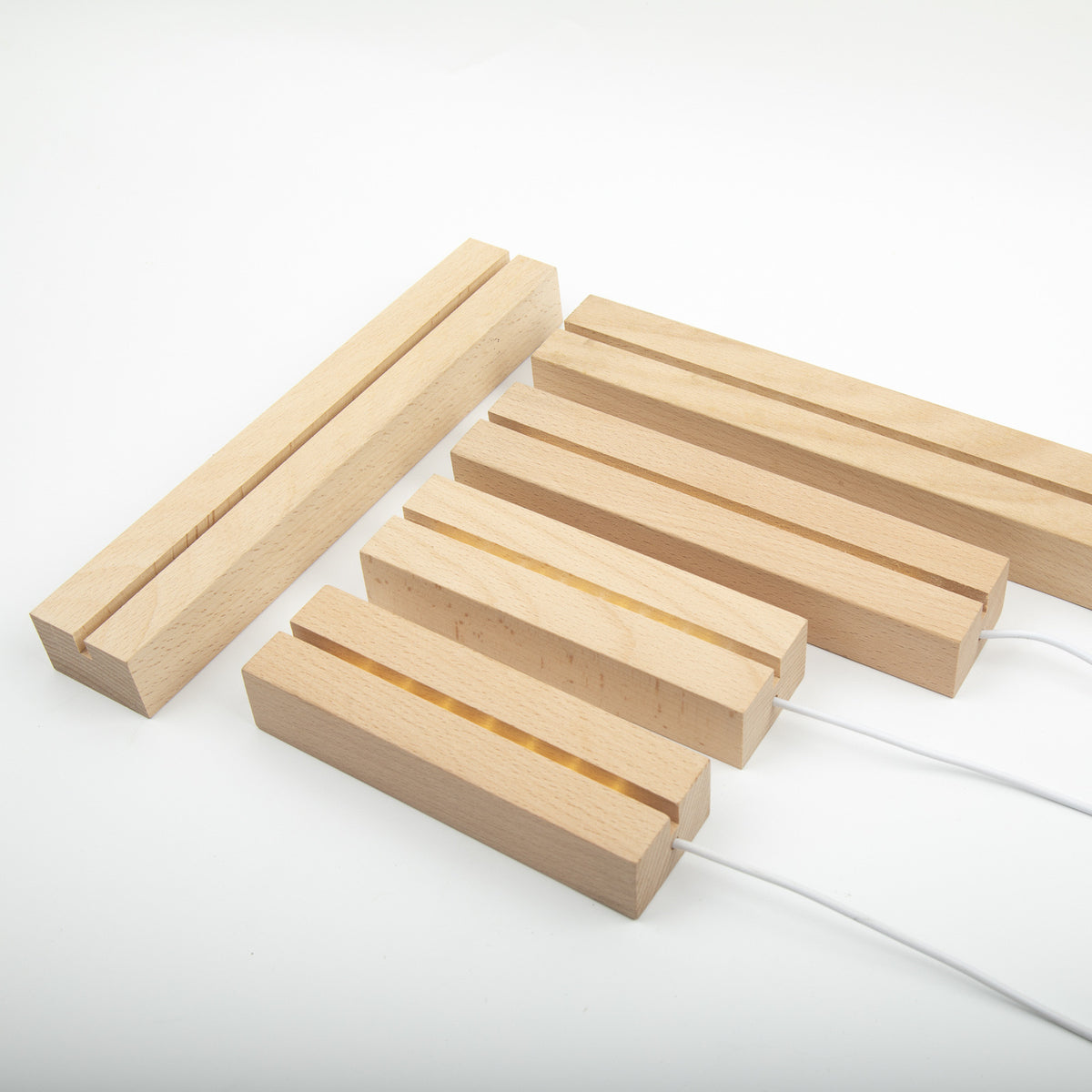 Wooden LED Display Base Light o07