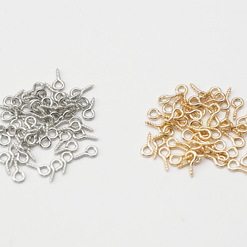 50pcs Eye screws s09