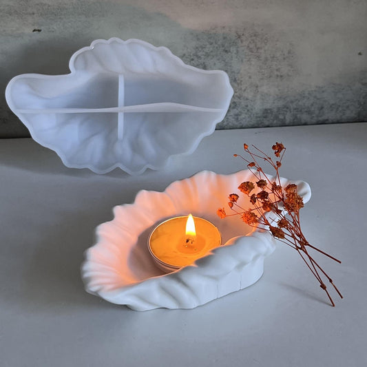 Wave Candle Storage Jar Silicone Mold g07