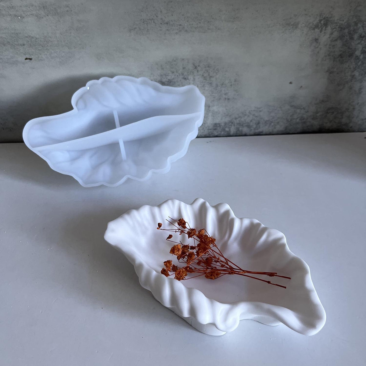 Wave Candle Storage Jar Silicone Mold g07