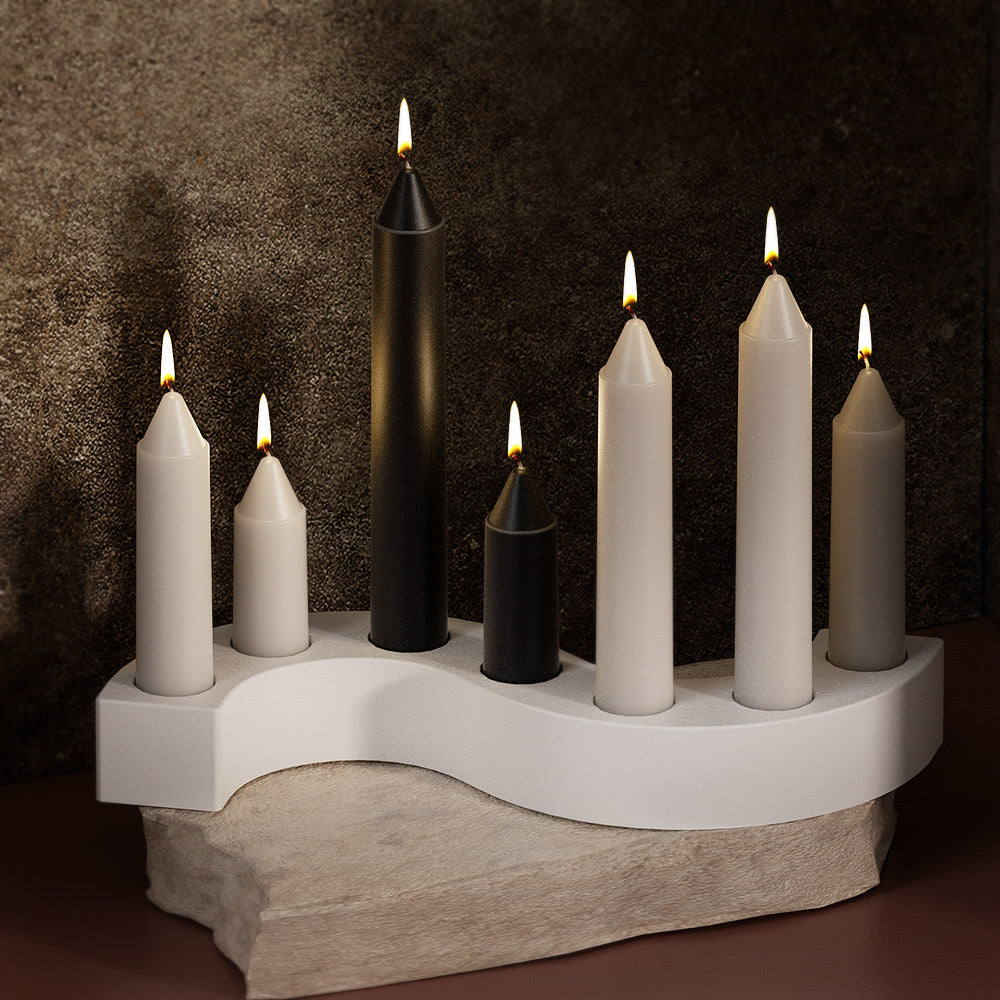 Candle Holder Tealight Silicone Mold a011