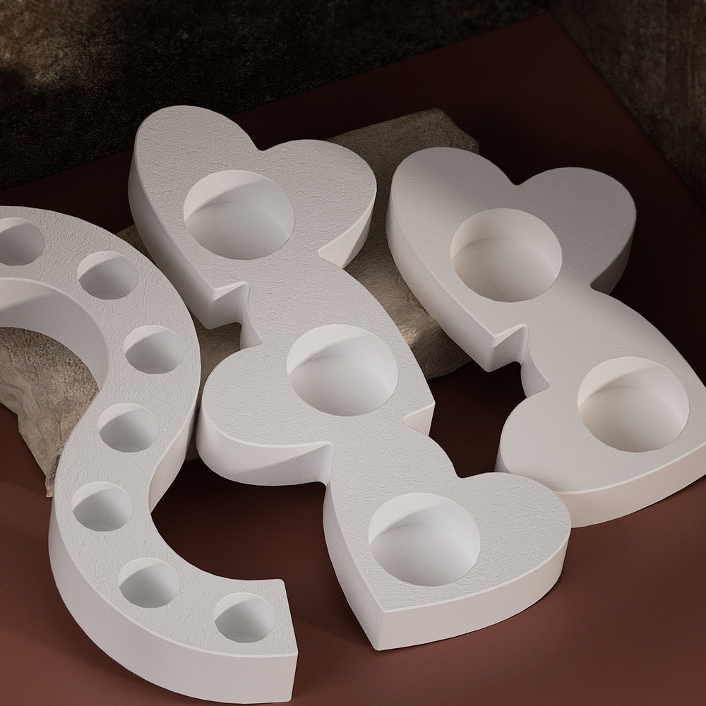 Candle Holder Tealight Silicone Mold a011