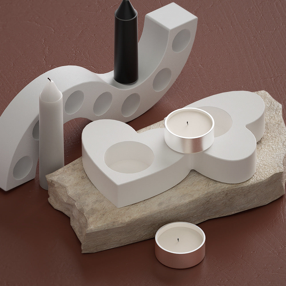 Candle Holder Tealight Silicone Mold a011