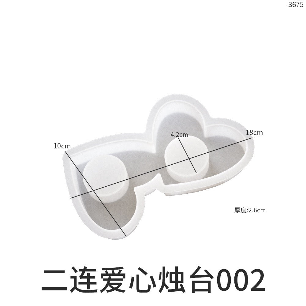 Candle Holder Tealight Silicone Mold a011
