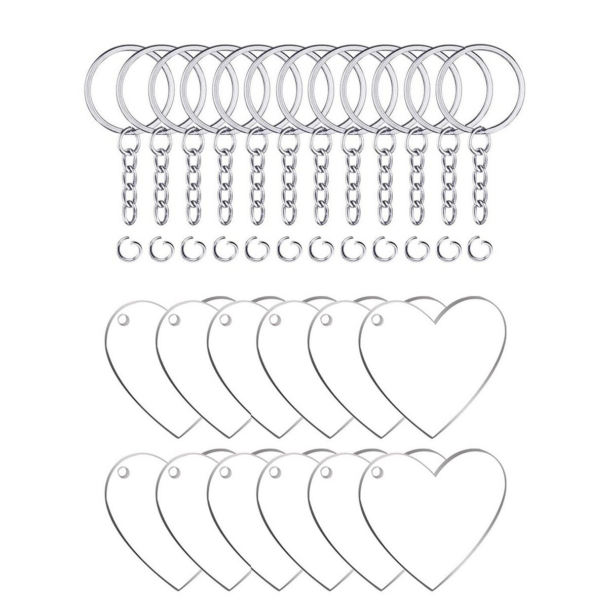 Acrylic Keychain Blanks