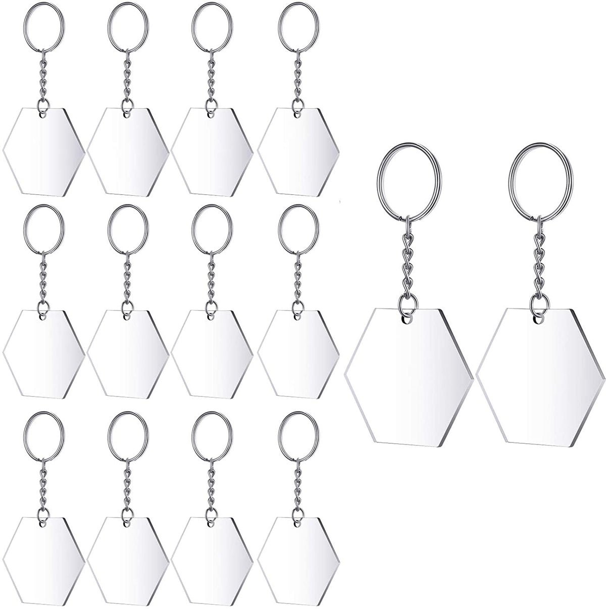Acrylic Keychain Blanks