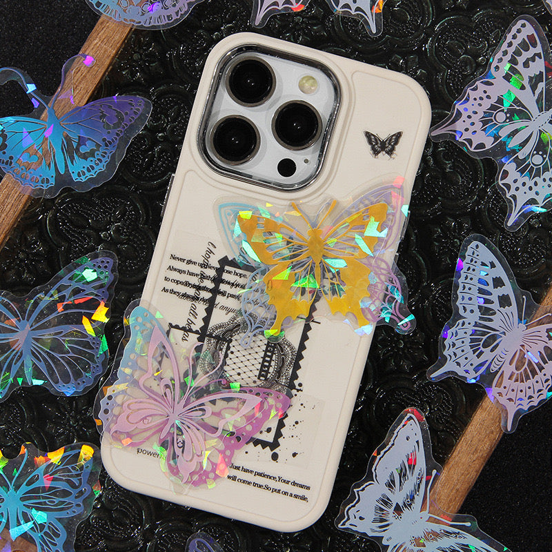 Crystal Butterfly Stickers r01