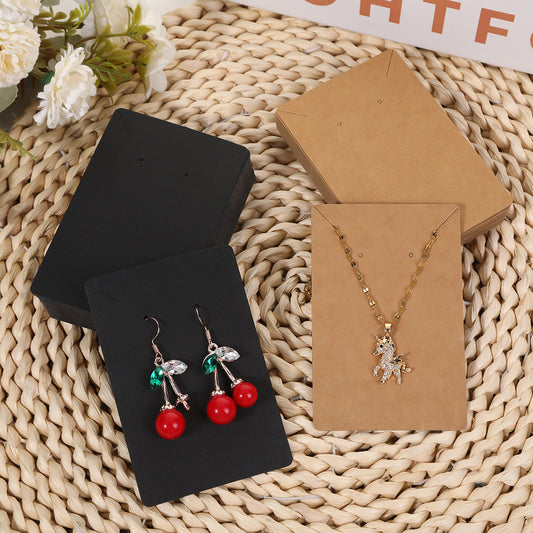 Earrings Necklaces Display Cards j07