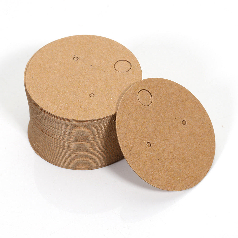 Stud Earrings Necklaces Display Cards j07