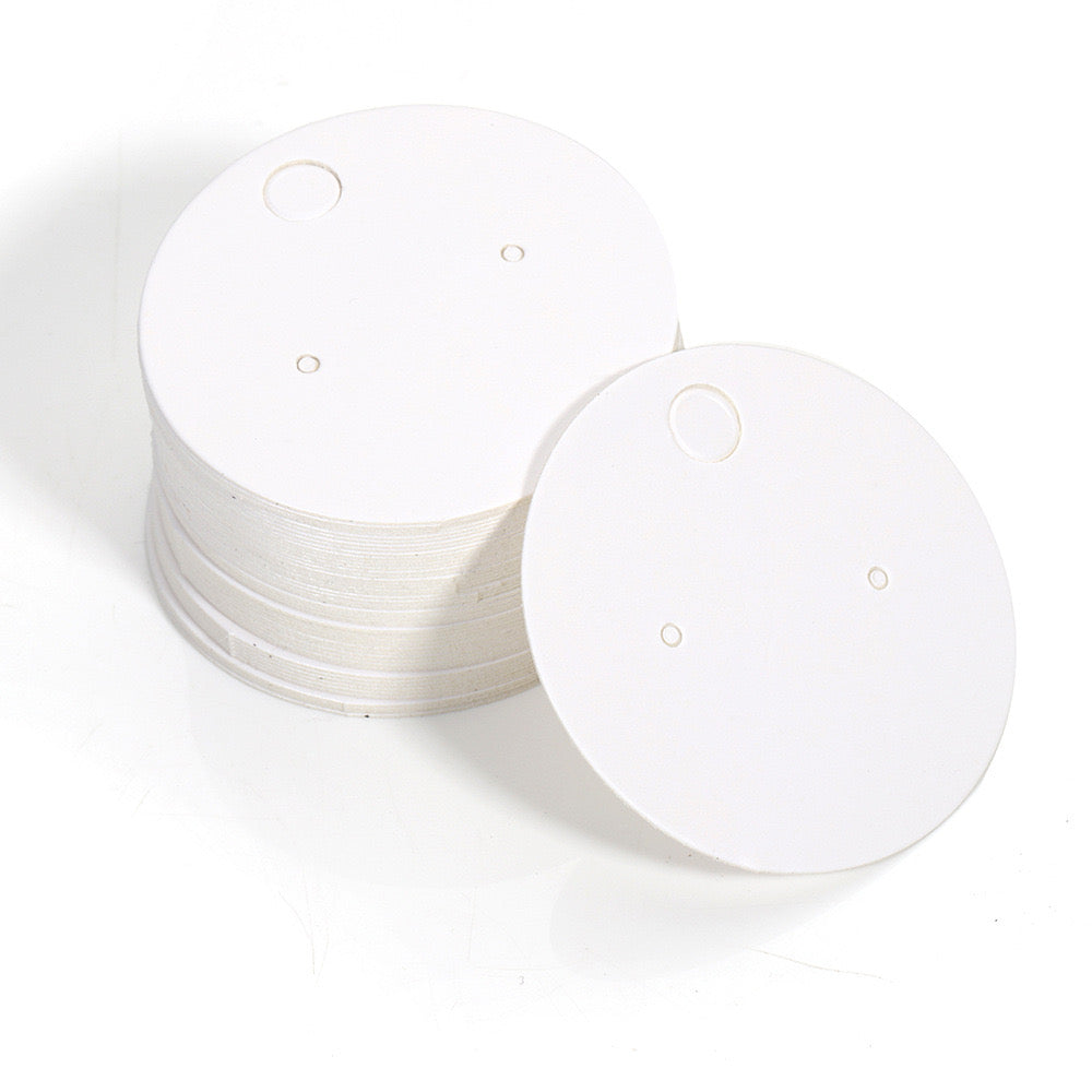 Stud Earrings Necklaces Display Cards j07