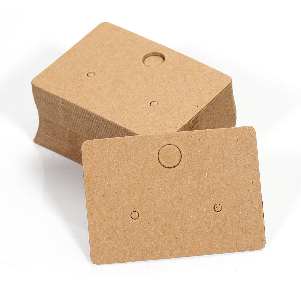 Stud Earrings Necklaces Display Cards j07