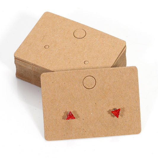 Stud Earrings Necklaces Display Cards j07