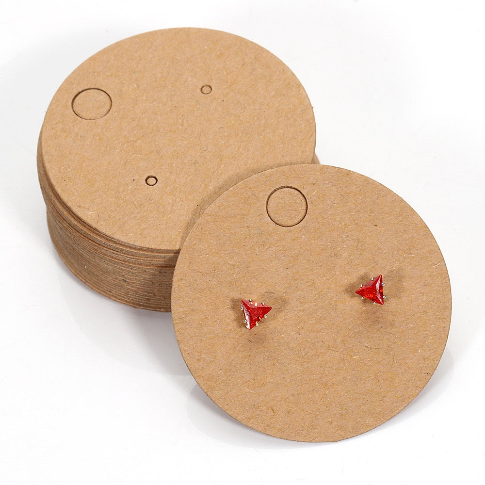 Stud Earrings Necklaces Display Cards j07