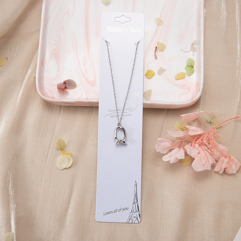 Necklace Display Long Card j07
