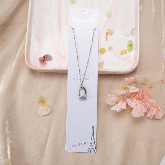 Necklace Display Long Card j07