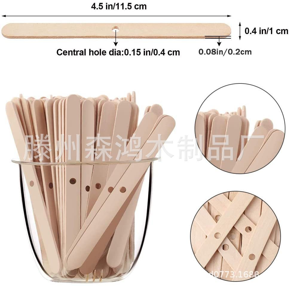 Candle Wooden Wick Holder m05