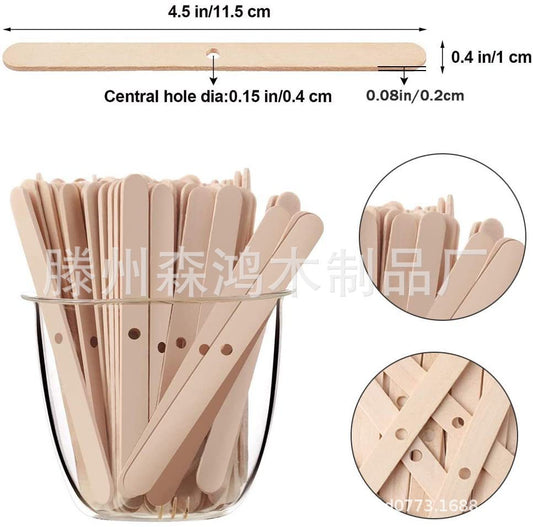 Candle Wooden Wick Holder m05