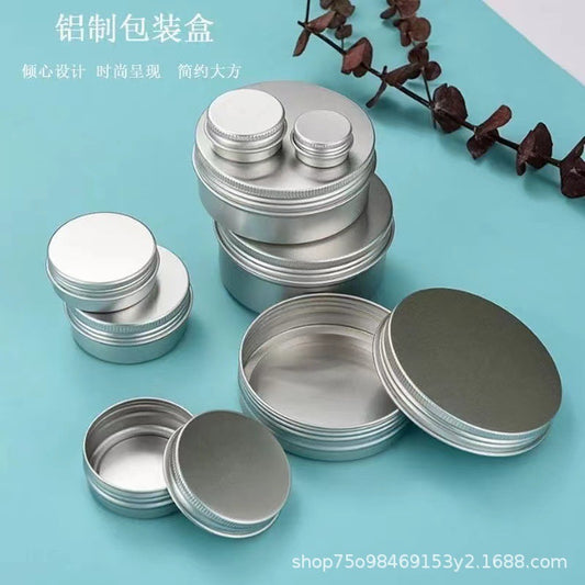 Aluminum Tin Candle Jar L01