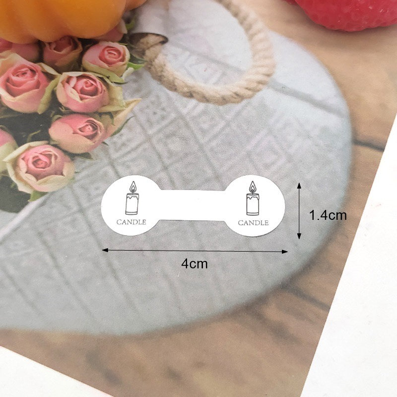 Candle Decorative Sticker Label m04