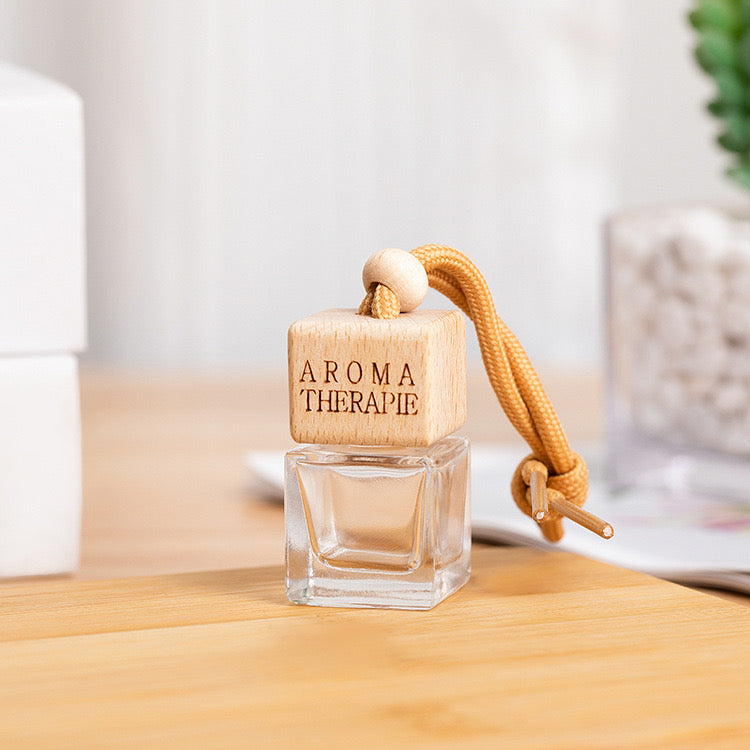 Wooden Lid Car Diffuser Bottle/Jar L09