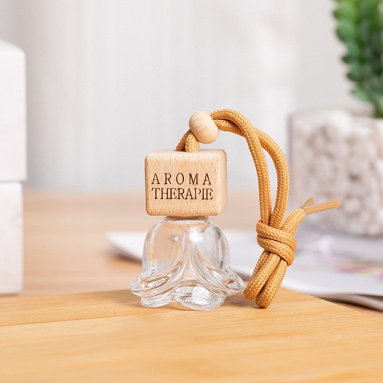 Wooden Lid Car Diffuser Bottle/Jar L09