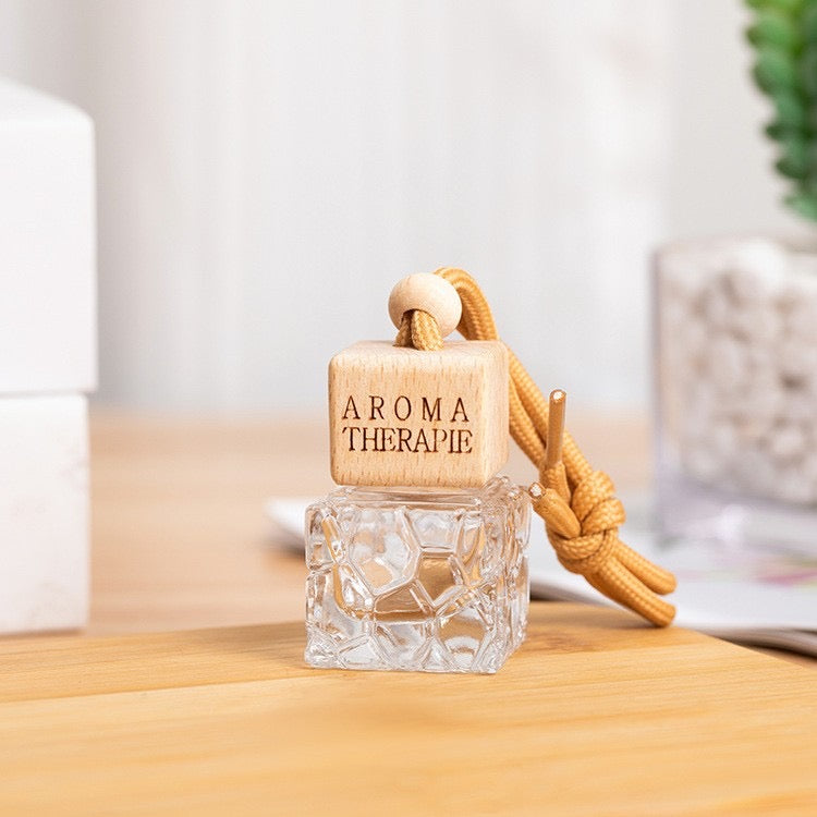 Wooden Lid Car Diffuser Bottle/Jar L09