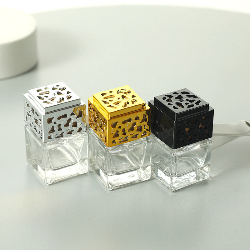 Clip Car Diffuser Glass Bottle/Jar L07
