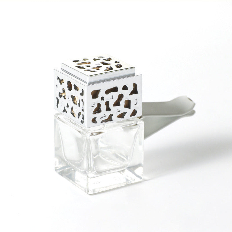 Clip Car Diffuser Glass Bottle/Jar L07