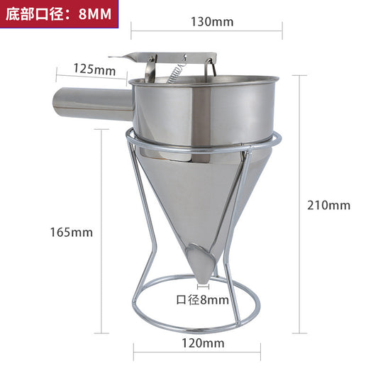 Steel Handheld Pouring Pitcher/ Dispensing Funnel