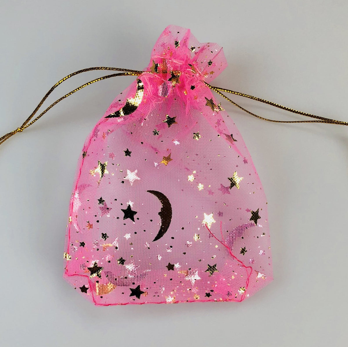 5pcs  Moon & Star Drawstring Bag j11